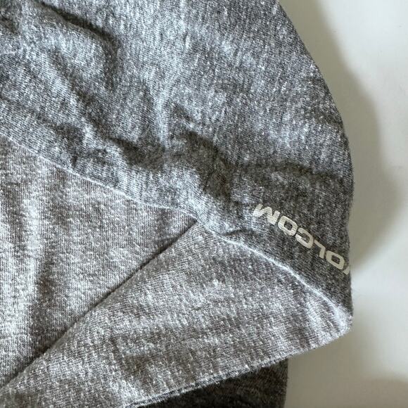 Volcom Blue & Gray Button Front Raglan Hoodie - Youth Medium - Picture 6 of 7